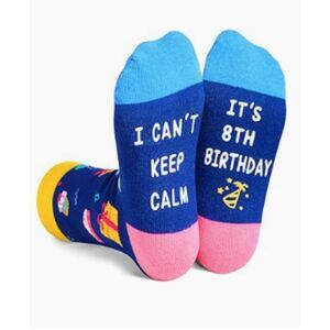 HAPPYPOP Crazy Silly Funny Novelty Socks for Kids, Gifts for Boys SZ L:N…